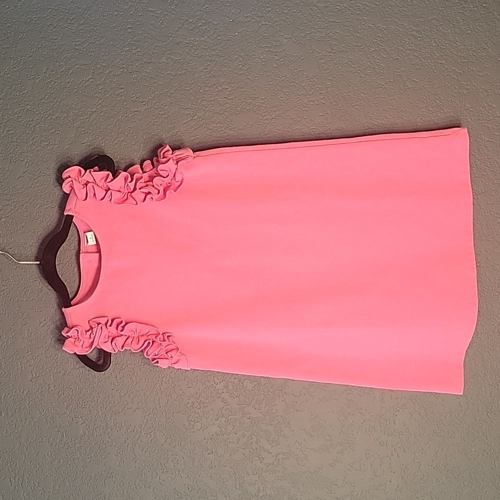 Girls Formal Pink Dress. JANIE AND JACK. Ruffle Sleeves size 8